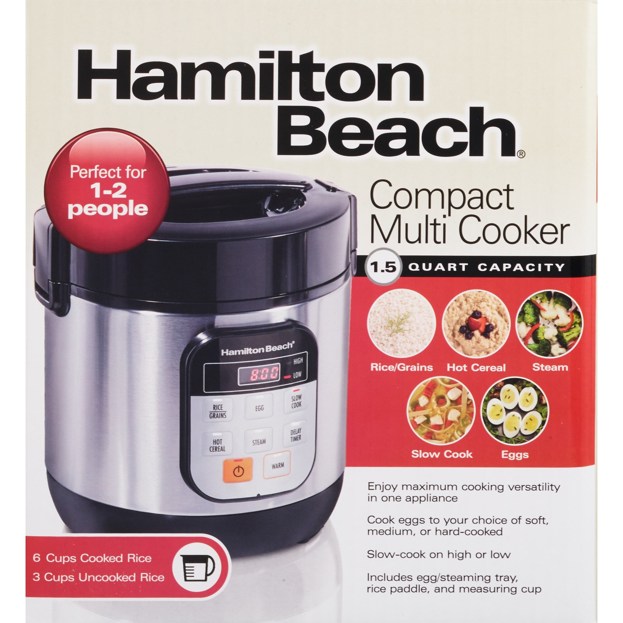 Hamilton Beach, Compact Multi Cooker