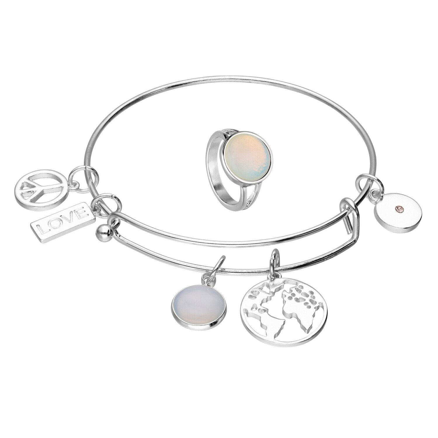 I AM Jewelry Bracelet & Ring Jewelry Set