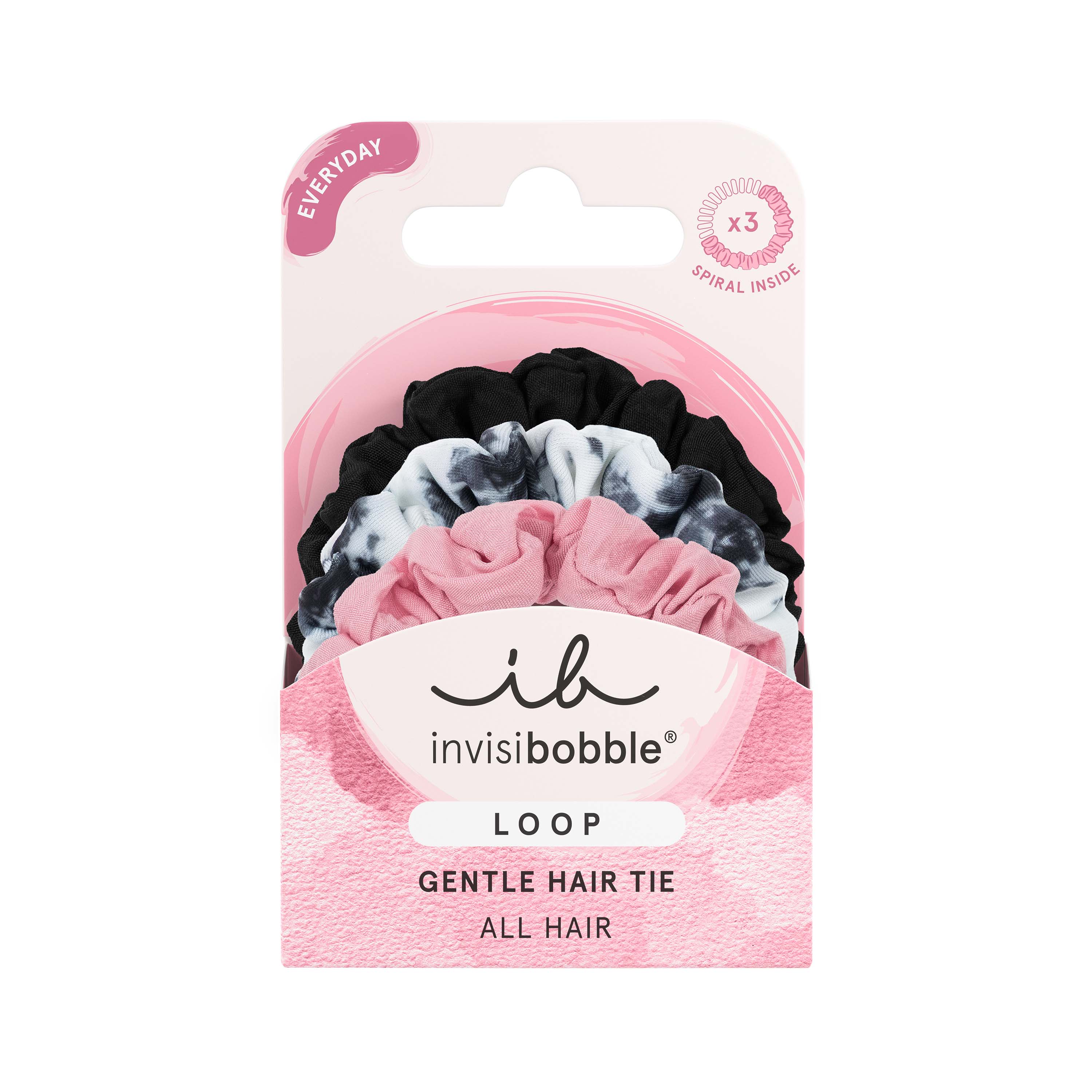 invisibobble Loop Be Gentle Hair Tie, 3 CT