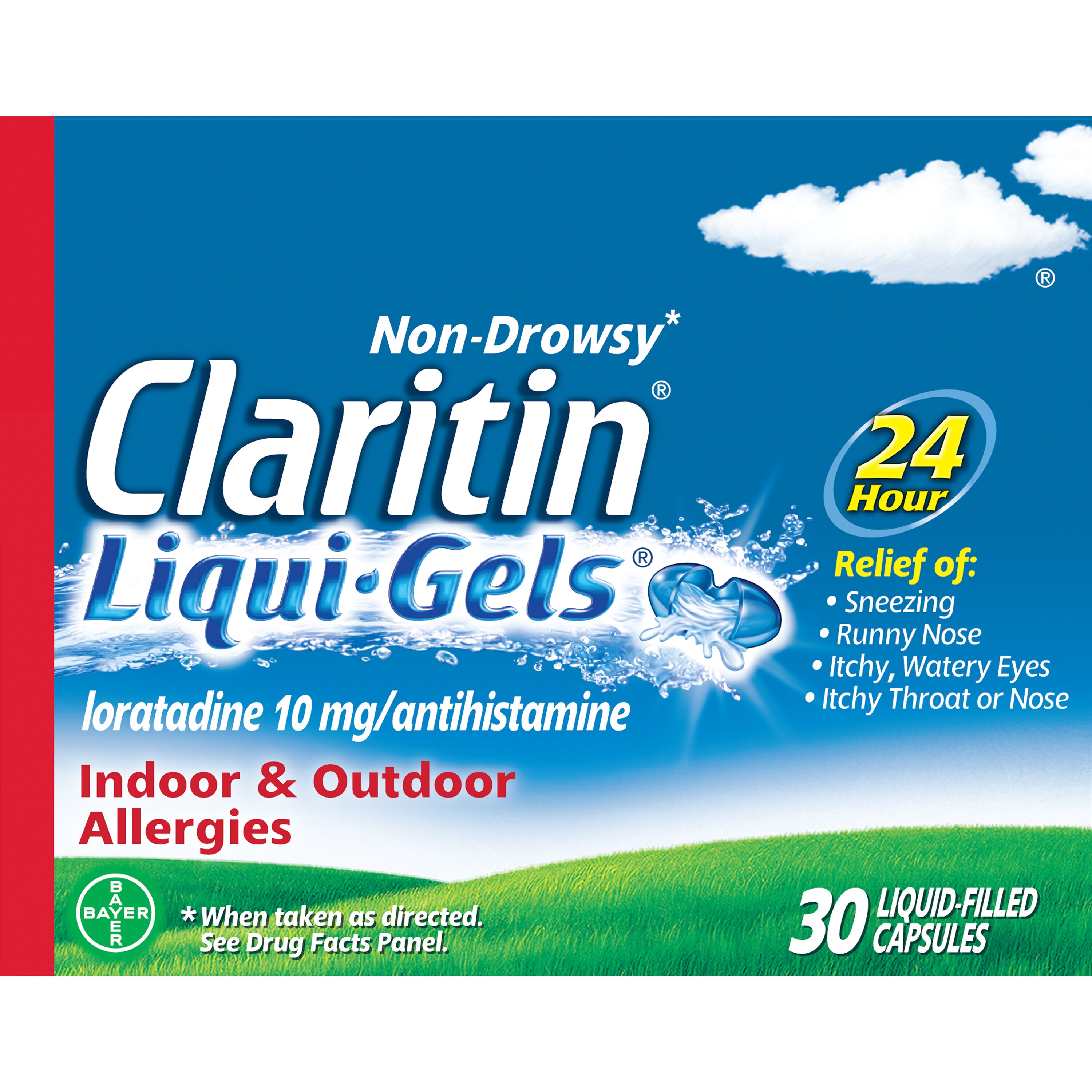 Claritin Liqui-Gels Non-Drowsy Allergy Relief Liquid-Filled Capsules