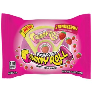 Push Pop Gummy Roll, Assorted Flavors, 1.4 oz