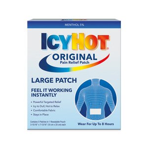 Icy Hot Original Pain Relief Patch, Large, 5 CT