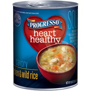 Progresso Reduced Sodium Chicken & Wild Rice Soup, Can, 18.5 oz