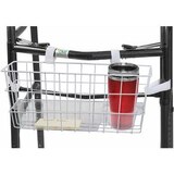 HealthSmart Universal Walker Basket with Plastic Insert Tray and Cup Holder, thumbnail image 1 of 5