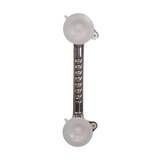 HealthSmart Suction Cup Grab Bar with Germ Protection Chrome, thumbnail image 3 of 5