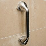 HealthSmart Suction Cup Grab Bar with Germ Protection Chrome, thumbnail image 4 of 5