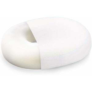 DMI Contoured Foam Ring Cushion 16 in. x 13 in. x 3 in., White