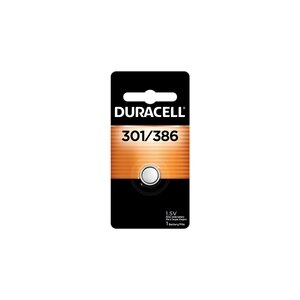 Duracell 301/386 Silver Oxide Battery
