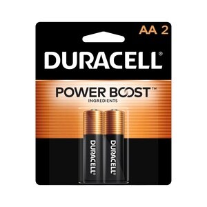 Duracell Coppertop AA Alkaline Batteries, 2 ct