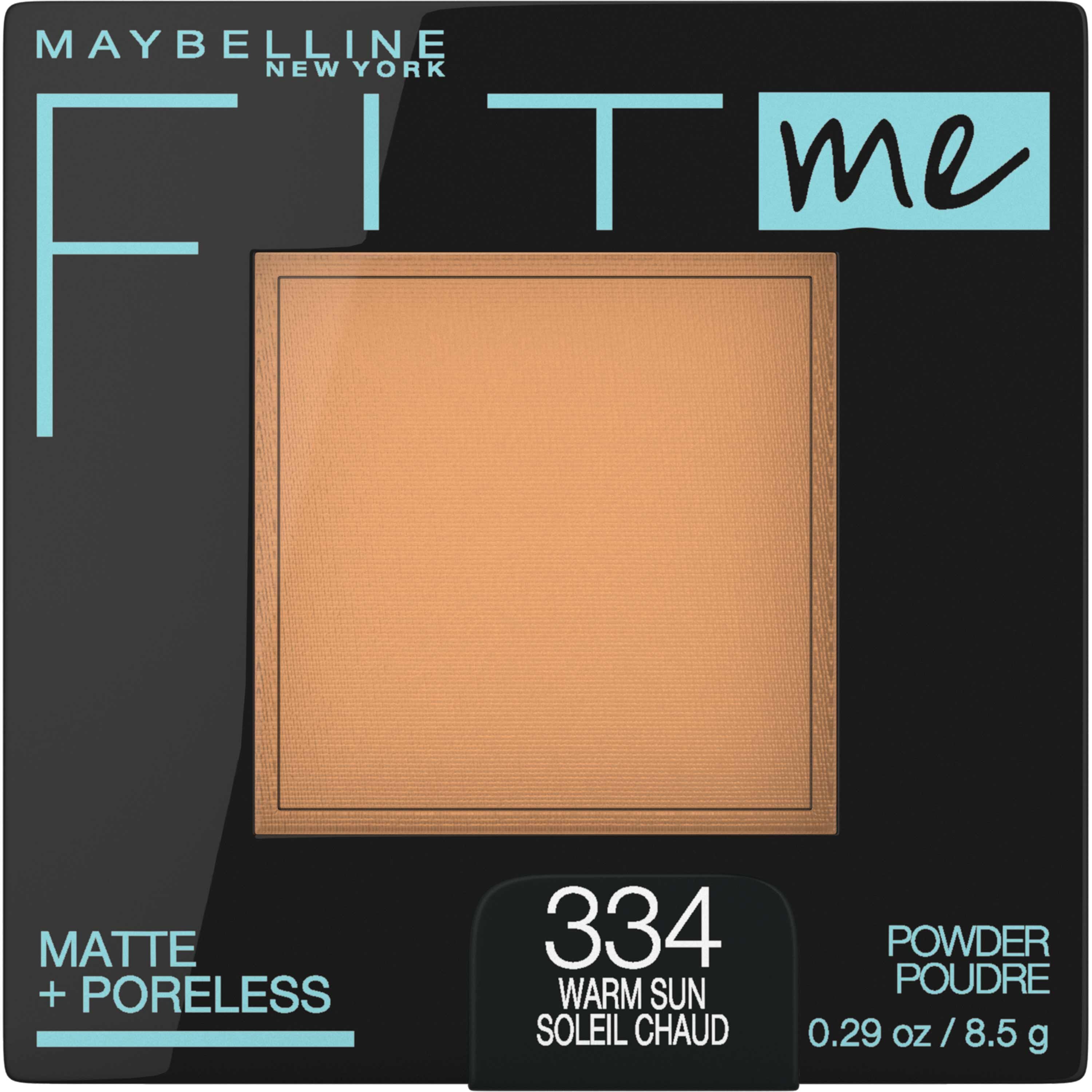 Maybelline Fit Me! Matte + Poreless Pressed Face Powder, Warm Sun