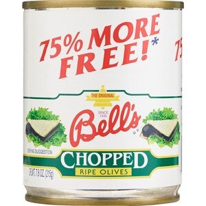 Bell's Chopped Ripe Olives