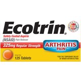 Ecotrin Safety Coated Aspirin Tablets Regular Strength - 125 CT, thumbnail image 1 of 5