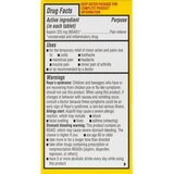 Ecotrin Safety Coated Aspirin Tablets Regular Strength - 125 CT, thumbnail image 5 of 5