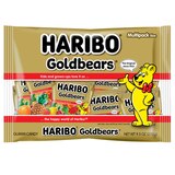 Haribo Gold Bears Gummi Candy with Wrapped Pouches, Multipack Size, 9.5 oz, thumbnail image 1 of 1