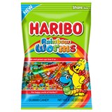 Haribo Rainbow Worms Gummi Candy, 8 oz, thumbnail image 1 of 3