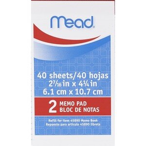 Mead 2 Memo Pad Refill
