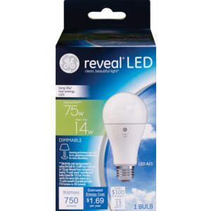 GE Reveal 75 w Dimmable LED Light Bulb