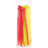 GE 8" Assorted Neon Cable Ties, thumbnail image 2 of 2