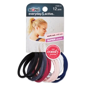 Scunci Everyday & Active Super Stretch Ponytailers