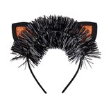 Scunci Halloween Light-Up Cat Ear Headband with Tinsel, 1 CT, thumbnail image 2 of 4