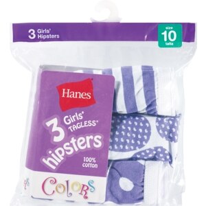 Hanes Girls Tagless Hipsters