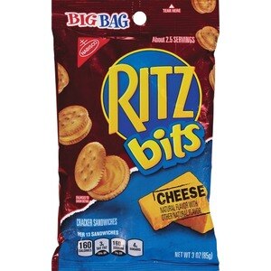Nabisco Ritz Bits Cheese Sandwich Crackers Big Bag, 3 oz