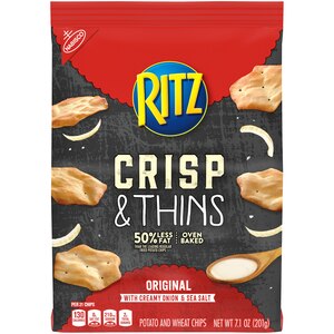 Ritz Crisp & Thins Sea Salt, 7.1 OZ