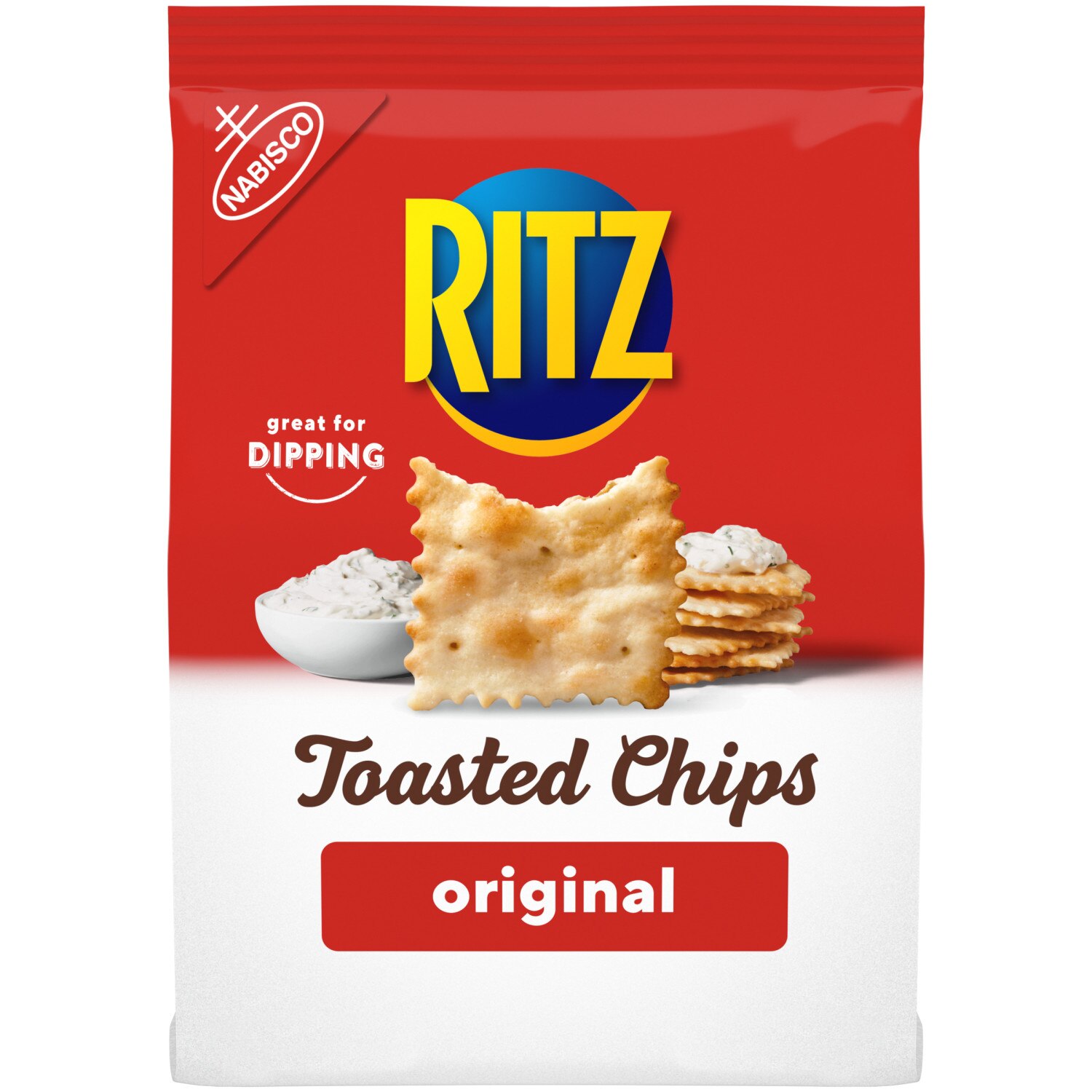 RITZ Toasted Chips Original Crackers, 8.1 oz