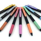 Zebra Sarasa Clip Retractable Gel Pens, 0.5mm, Assorted Decoshine Colors, 9 pk, thumbnail image 3 of 3