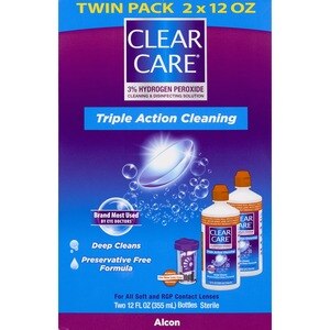 Clear Care Cleaning and Disinfecting Solution for Contact Lenses