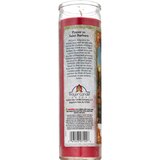 Prayer Candle, St Barbara Red Wax, 8", thumbnail image 2 of 4