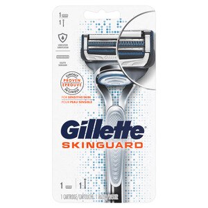 Gillette SkinGuard Men's Razor, Handle + 1 Blade Refill, 1/Pack