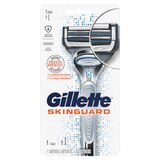 Gillette SkinGuard Razor + 1 Razor Blade Refill, thumbnail image 1 of 9