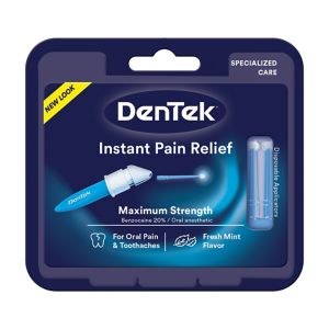 DenTek Instant Oral Pain Relief Advanced Kit, Benzocaine 20% Maximum Strength