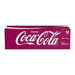 Coca-Cola Cherry Soda Soft Drink, 12 OZ Cans, 12 PK