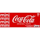 Coca-Cola Soda Soft Drink, 7.5 OZ Cans, 10 PK, thumbnail image 1 of 4