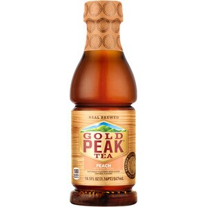 Gold Peak Peach Flavored Iced Tea Drink, 18.5 fl oz