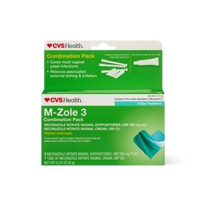 CVS Health Miconazole 3 Day Combination Pack, 0.32 OZ