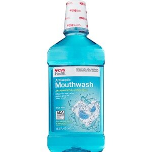 CVS Health Antiseptic Mouthwash for Antigingivitis & Antiplaque, Blue Mint