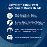 CVS Health EasyFlex Total Power Anti-Bacterial Replacement Brush Heads, thumbnail image 4 of 7