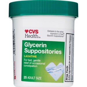 CVS Health Glycerin Suppositories Adult Size