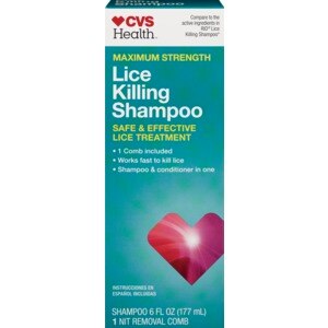 CVS Health Lice Killing Shampoo, Maximum Strength, 6 OZ