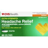 CVS Health Extra Strength Headache Relief Acetaminophen, Aspirin (NSAID) & Caffeine Geltcaps, thumbnail image 1 of 5