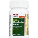 CVS Health Extra Strength Headache Relief Acetaminophen, Aspirin (NSAID) & Caffeine Geltcaps, thumbnail image 5 of 5