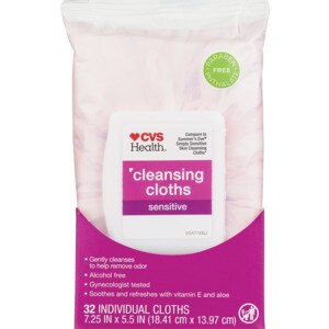 CVS Health Sensitive Skin Cleansing Cloths, 32 CT