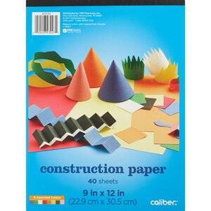 Caliber Construction Paper Assorted Colors