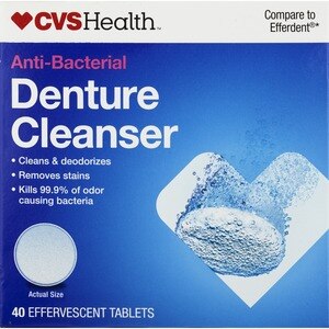 CVS Health Anti-Bacterial Denture Cleanser Tablets