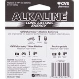 CVS Alkaline Batteries 9V, thumbnail image 2 of 2