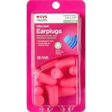 CVS Health Ultra Soft Earplugs, 10 Pair, thumbnail image 1 of 2