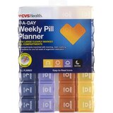 CVS Health 4-A-Day Weekly Pill Planner with Contoured Bottom, thumbnail image 1 of 3